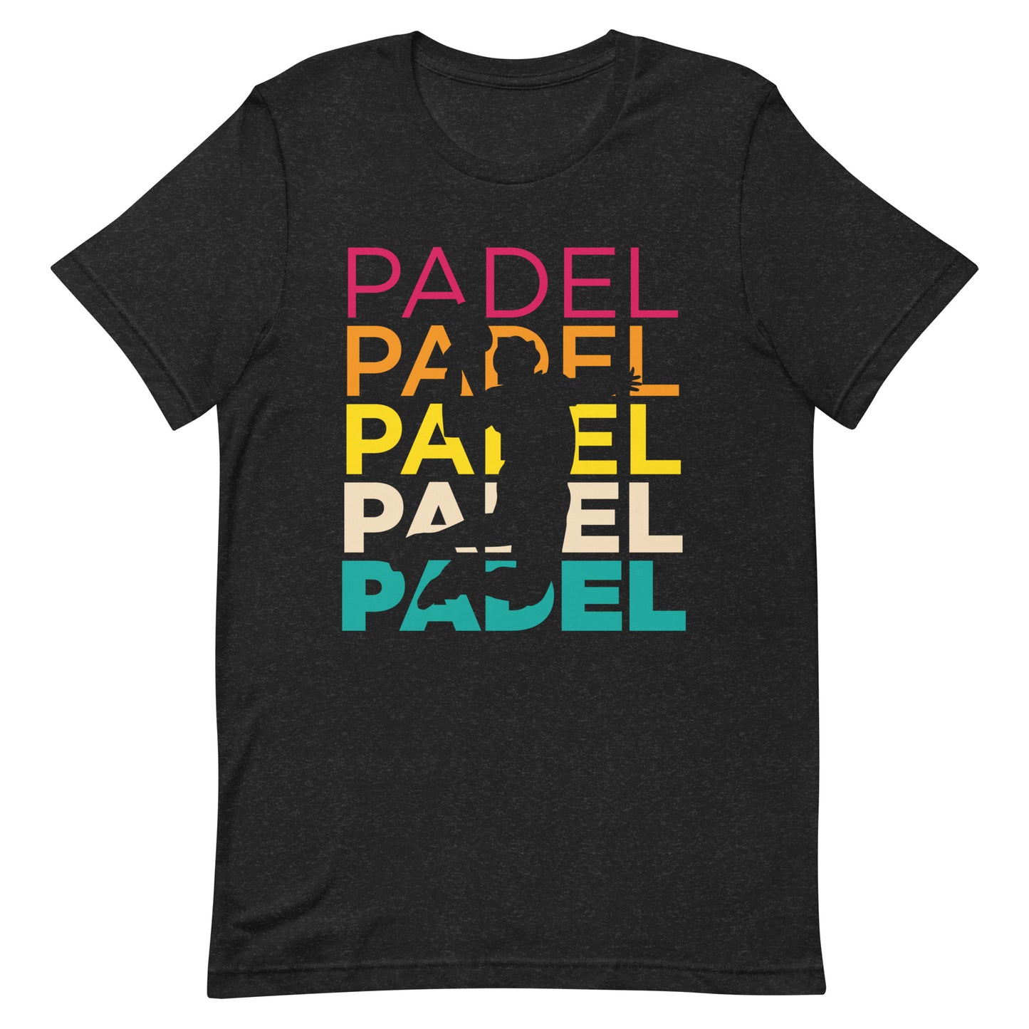 Padel Padel Padel Tshirt Graphic Tee Shirt Bella + Canvas Unisex Short Sleeve T-Shirt