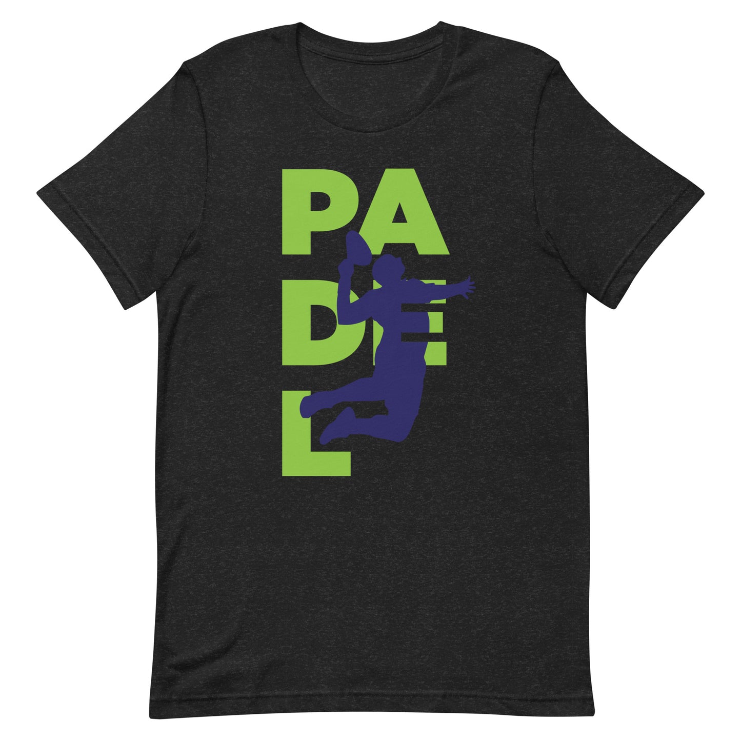 Padel Smash Green Tshirt Graphic Tee Shirt Bella + Canvas Unisex Short Sleeve T-Shirt