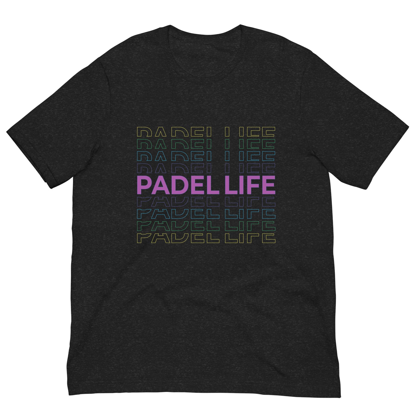 Padel Life Padel Love Tshirt Graphic Tee Shirt Bella + Canvas Unisex Short Sleeve T-Shirt