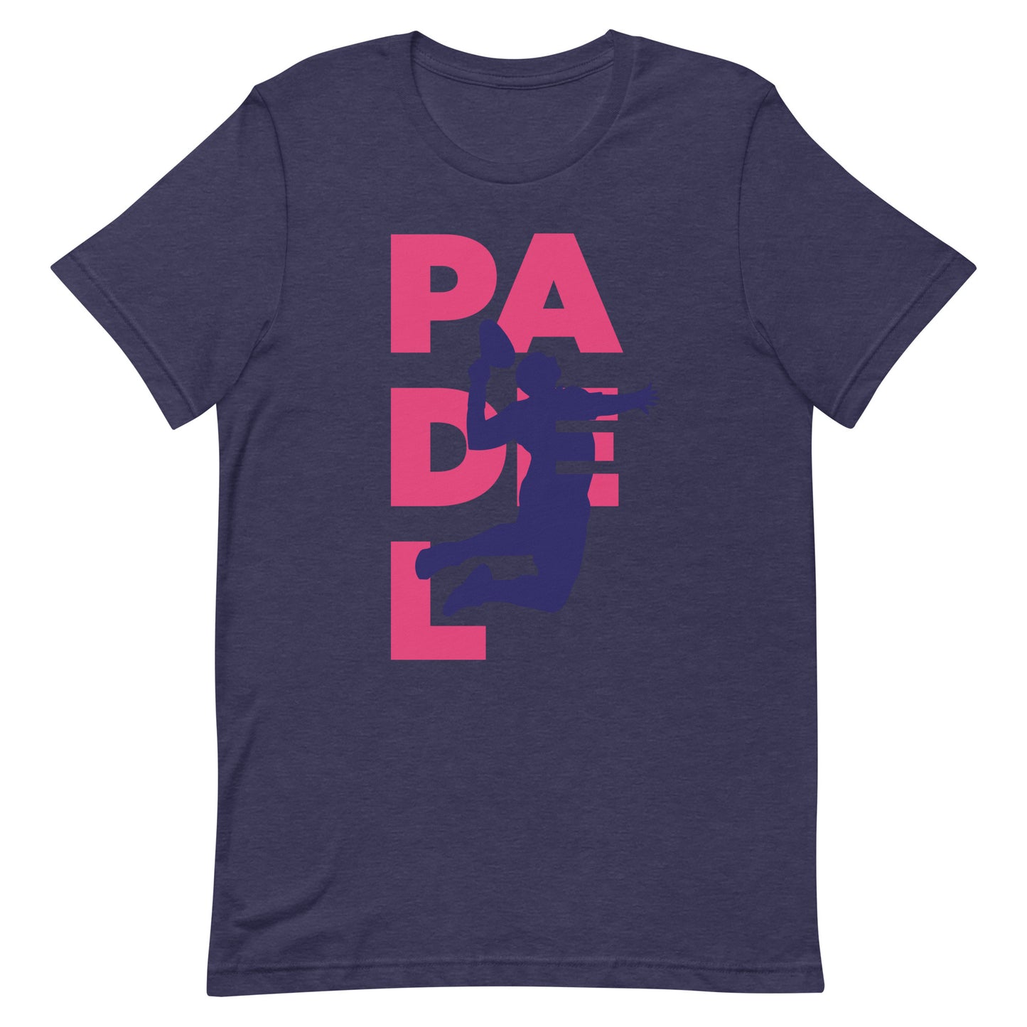 Padel Smash Pink Tshirt Graphic Tee Shirt Bella + Canvas Unisex Short Sleeve T-Shirt