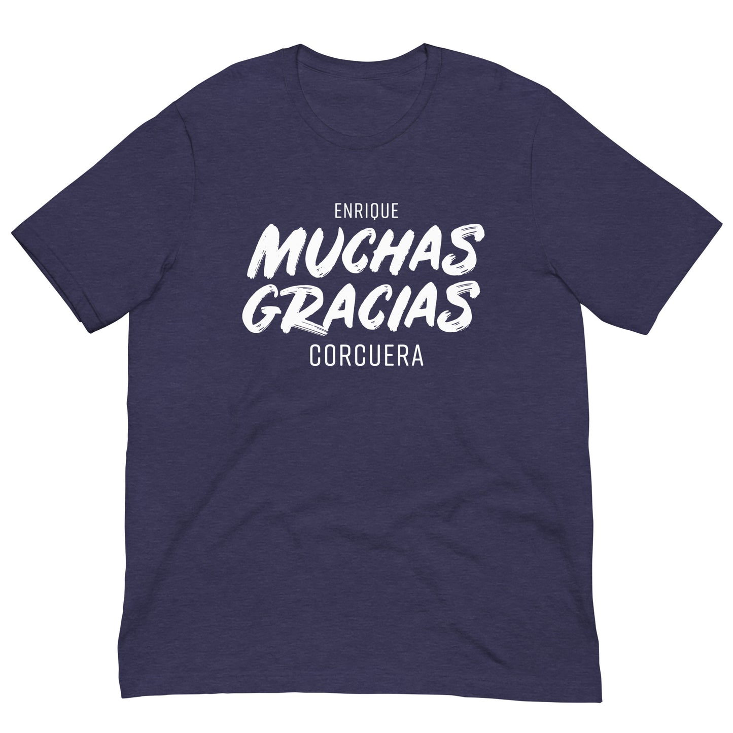 Muchus Gracias Enrique Corcuera Padel Tshirt Graphic tee Shirt Bella + Canvas Unisex Short Sleeve T-Shirt