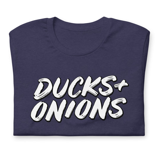 Ducks & Onions Tshirt Action Movie Quote Graphic Tee Shirt Bella + Canvas Unisex Short Sleeve T-Shirt