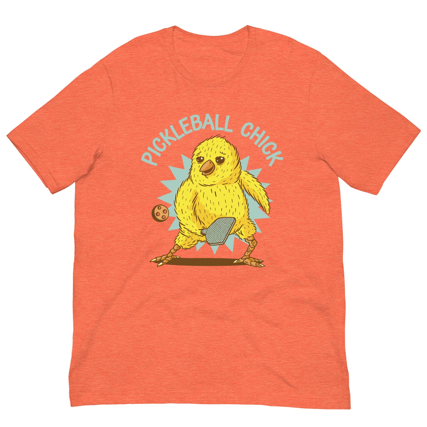 Pickleball Chick Tee Graphic Shirt Bella + Canvas Unisex Short Sleeve T-Shirt