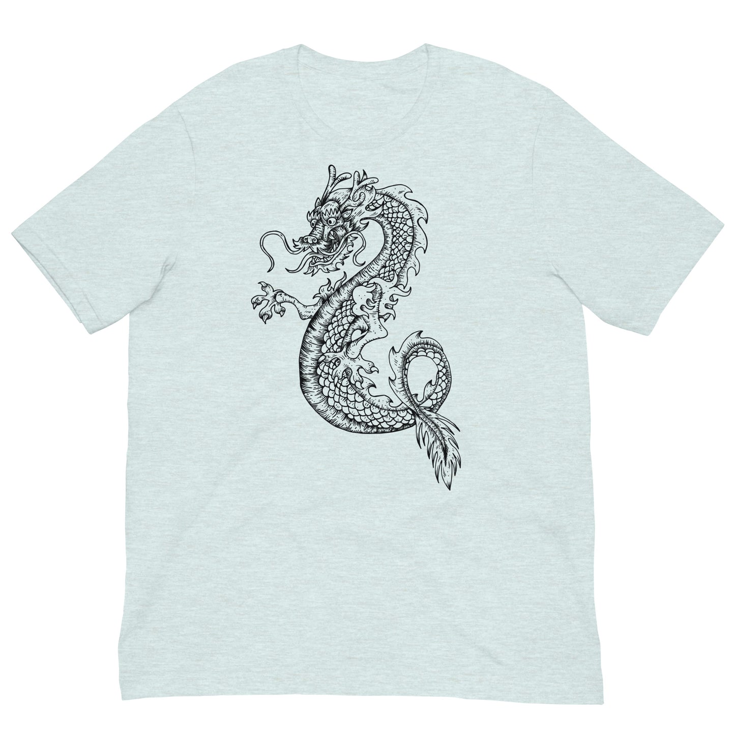 Japanese Dragon Tattoo Tee Graphic Shirt Bella + Canvas Unisex Short Sleeve T-Shirt