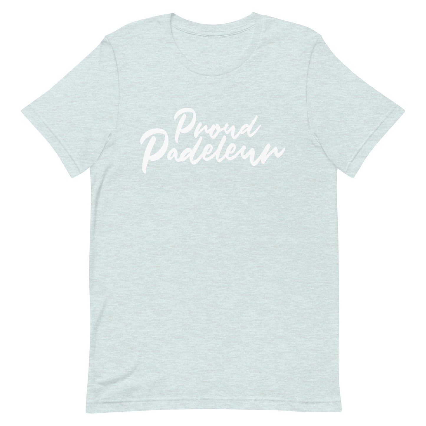 Proud Padeleur Tshirt Graphic Tee Shirt Bella + Canvas Unisex Short Sleeve T-Shirt