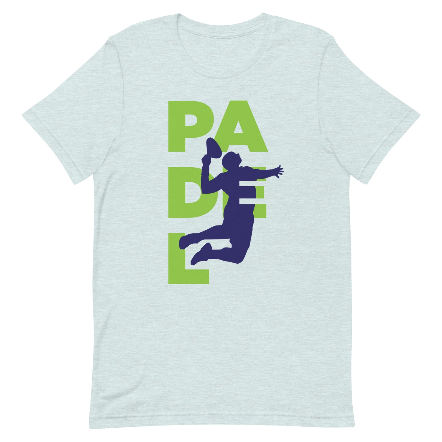 Padel Smash Green Tshirt Graphic Tee Shirt Bella + Canvas Unisex Short Sleeve T-Shirt