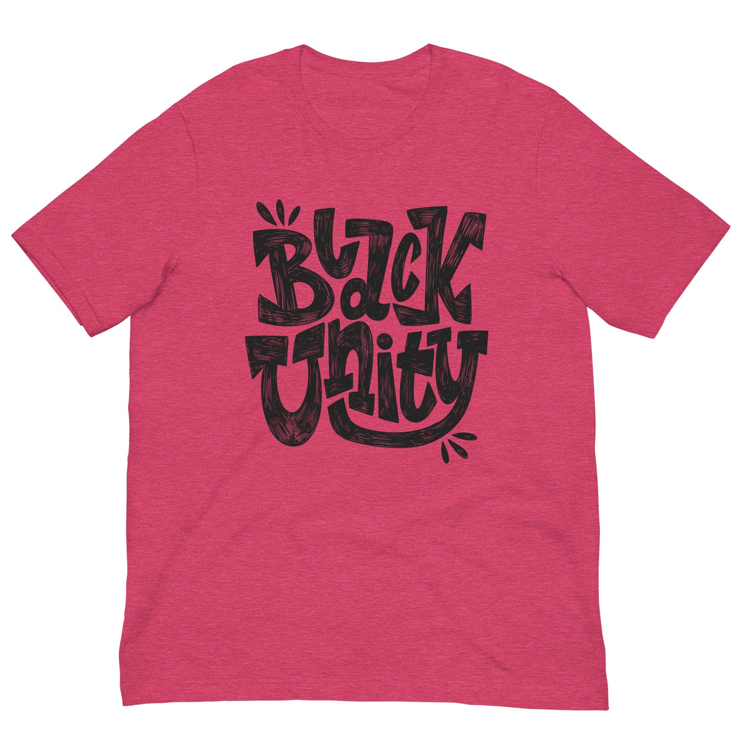 Black Unity Graphic Tee Black History Month Shirt Bella + Canvas Unisex Short Sleeve T-Shirt