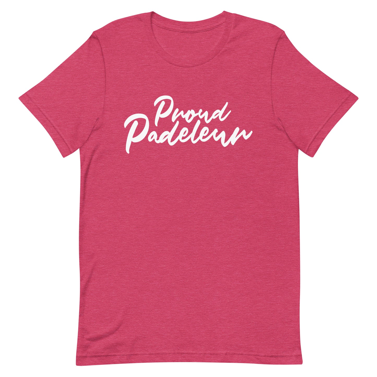 Proud Padeleur Tshirt Graphic Tee Shirt Bella + Canvas Unisex Short Sleeve T-Shirt