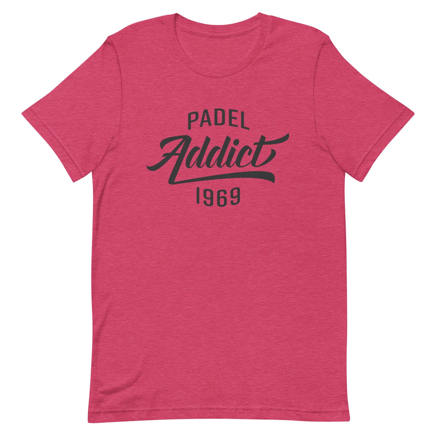 Padel Addict 1969 Tshirt Graphic Tee Shirt Bella + Canvas Unisex Short Sleeve T-Shirt