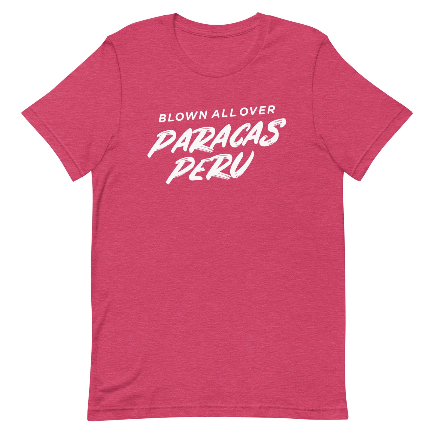 Blown All Over Paracas Peru Tshirt Graphic Tee Shirt Bella + Canvas Unisex Short Sleeve T-Shirt