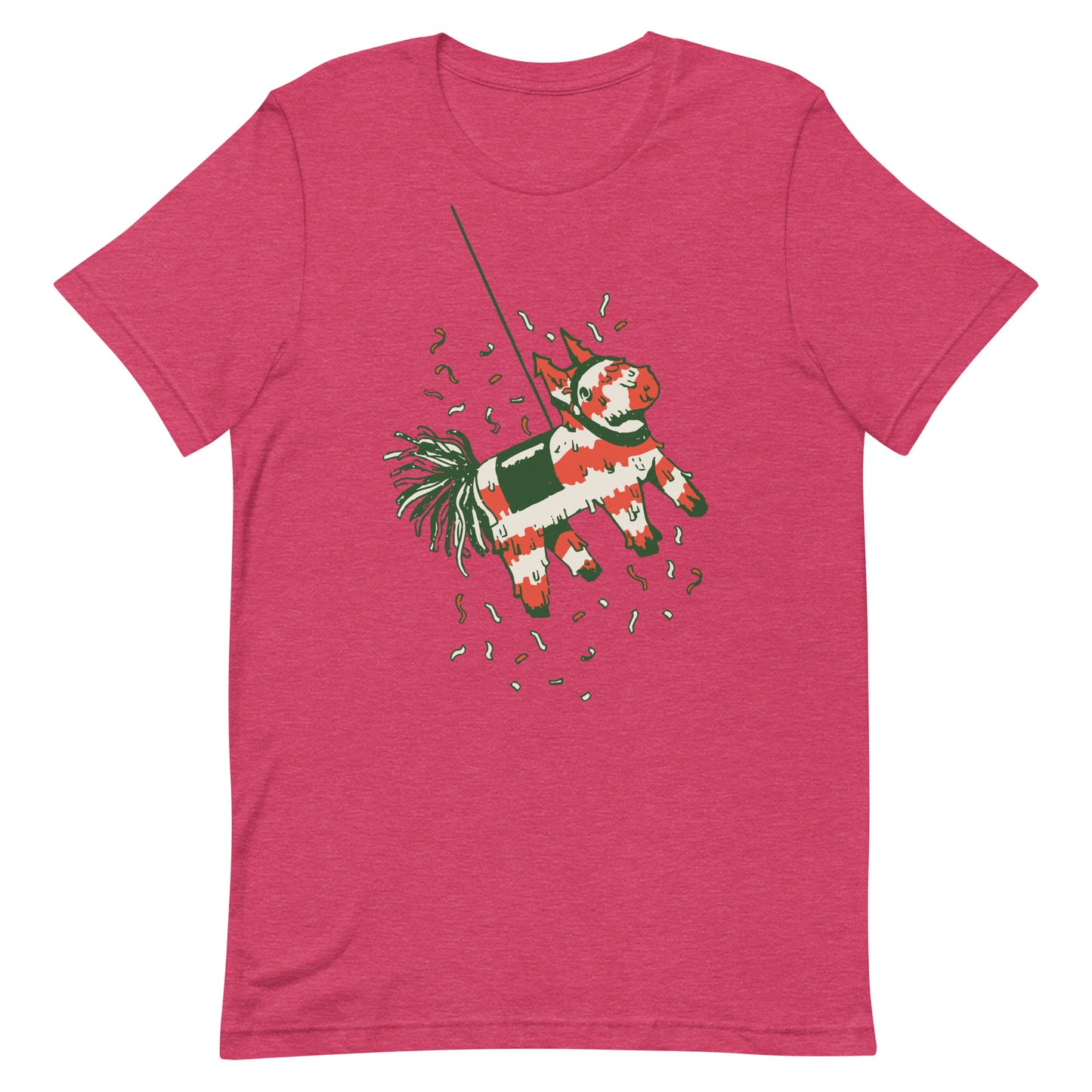 Piñatas Cinco De Mayo Tshirt Graphic Tee Shirt Bella + Canvas Unisex Short Sleeve T-Shirt