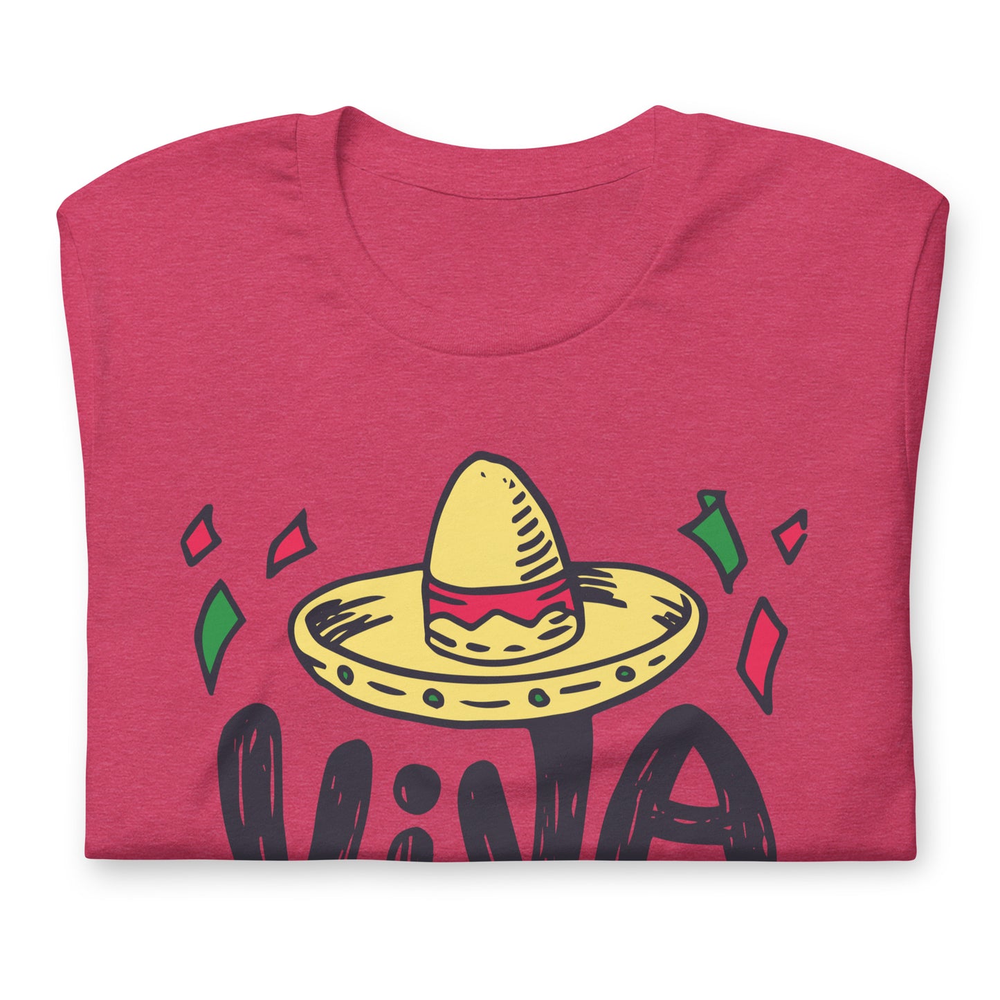 Viva La Fiesta Tshirt Cinco De Mayo Graphic Tee Shirt Bella + Canvas Unisex Short Sleeve T-Shirt