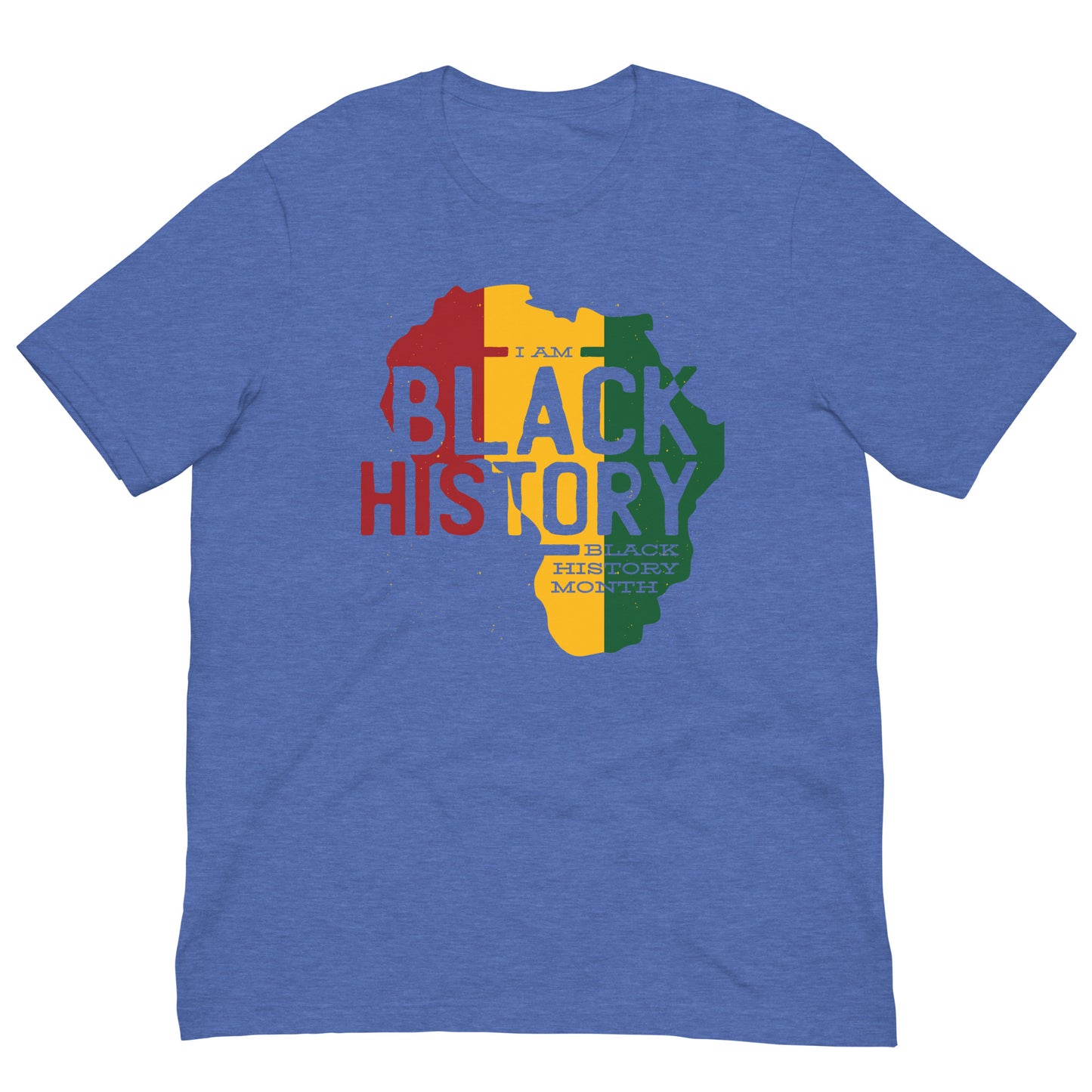 I Am Black History Month Graphic Tee Shirt Bella + Canvas Unisex Short Sleeve T-Shirt