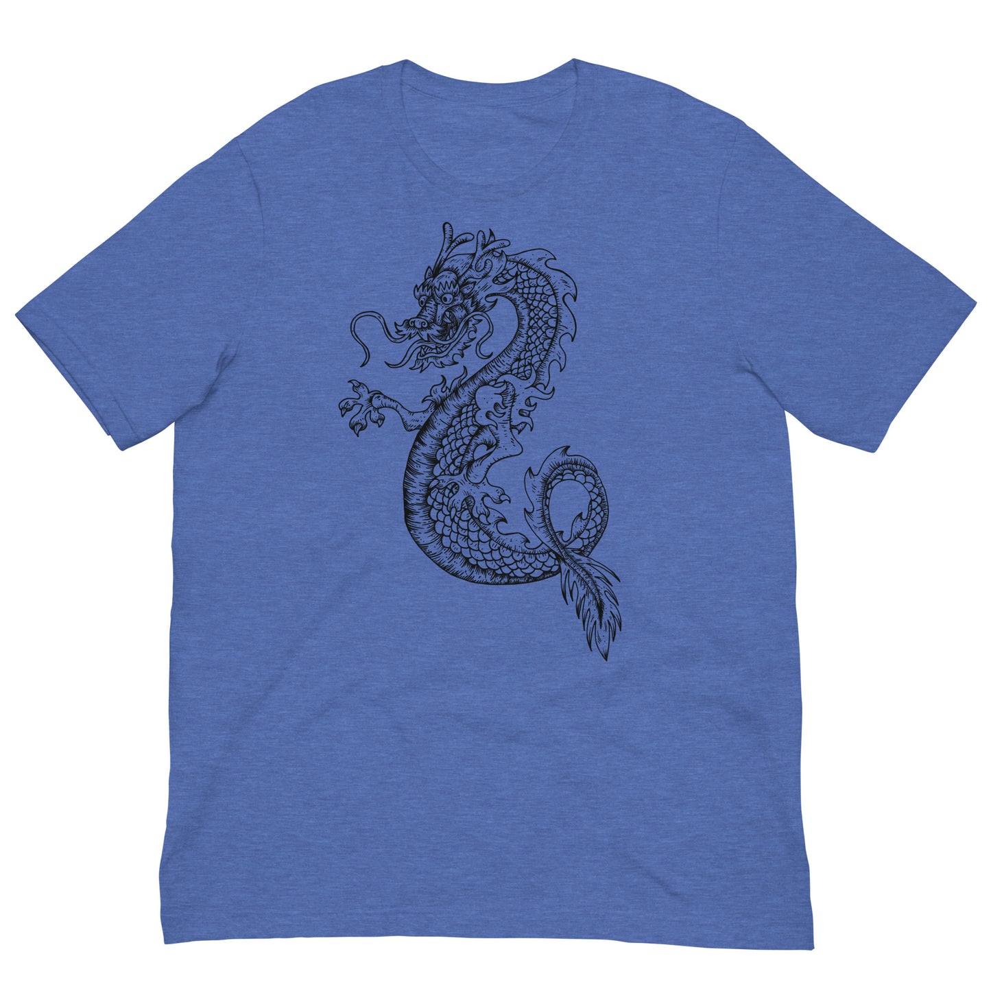 Japanese Dragon Tattoo Tee Graphic Shirt Bella + Canvas Unisex Short Sleeve T-Shirt