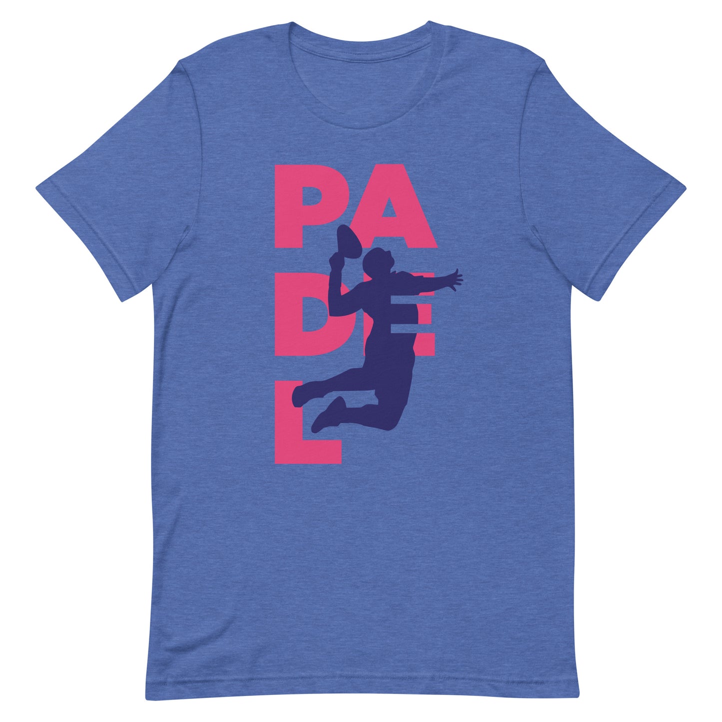 Padel Smash Pink Tshirt Graphic Tee Shirt Bella + Canvas Unisex Short Sleeve T-Shirt