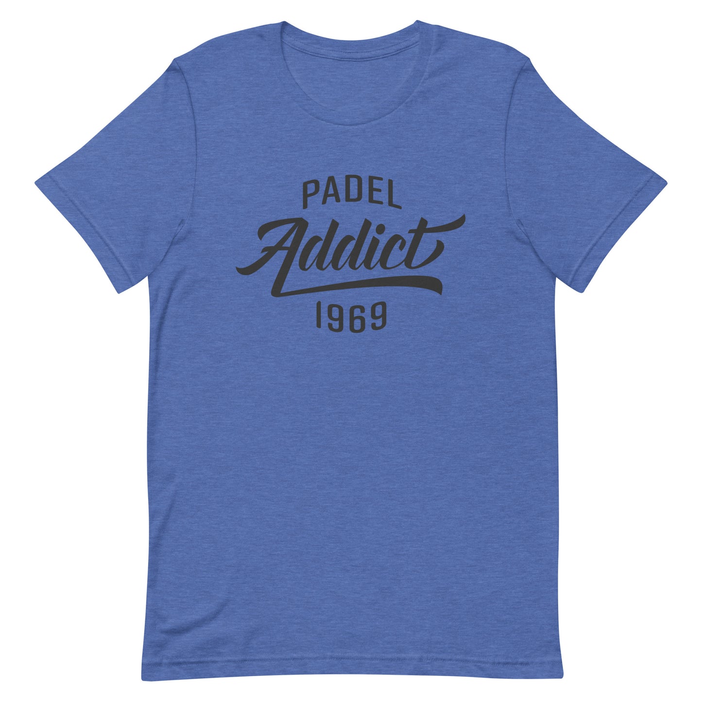 Padel Addict 1969 Tshirt Graphic Tee Shirt Bella + Canvas Unisex Short Sleeve T-Shirt