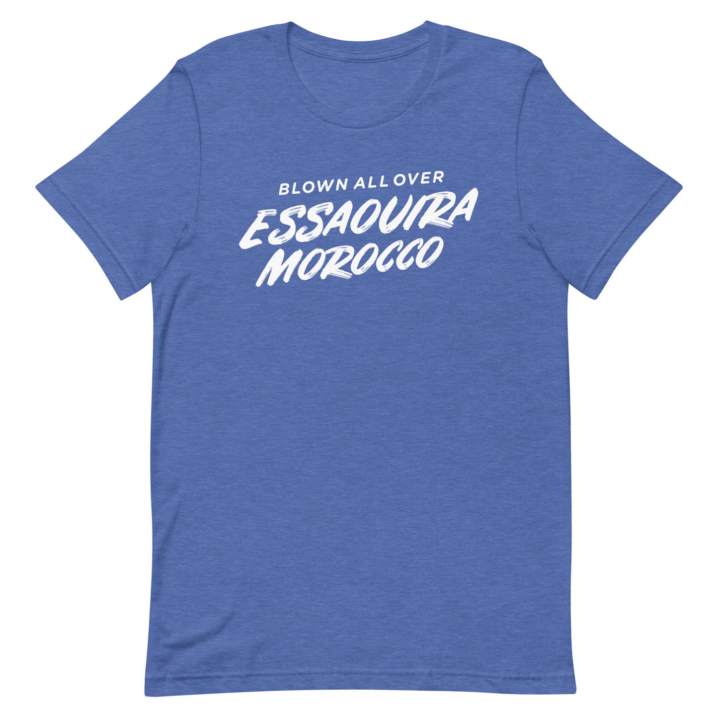 Blown All Over Essaouira Morocco Tshirt Graphic Tee Shirt Bella + Canvas Unisex Short Sleeve T-Shirt