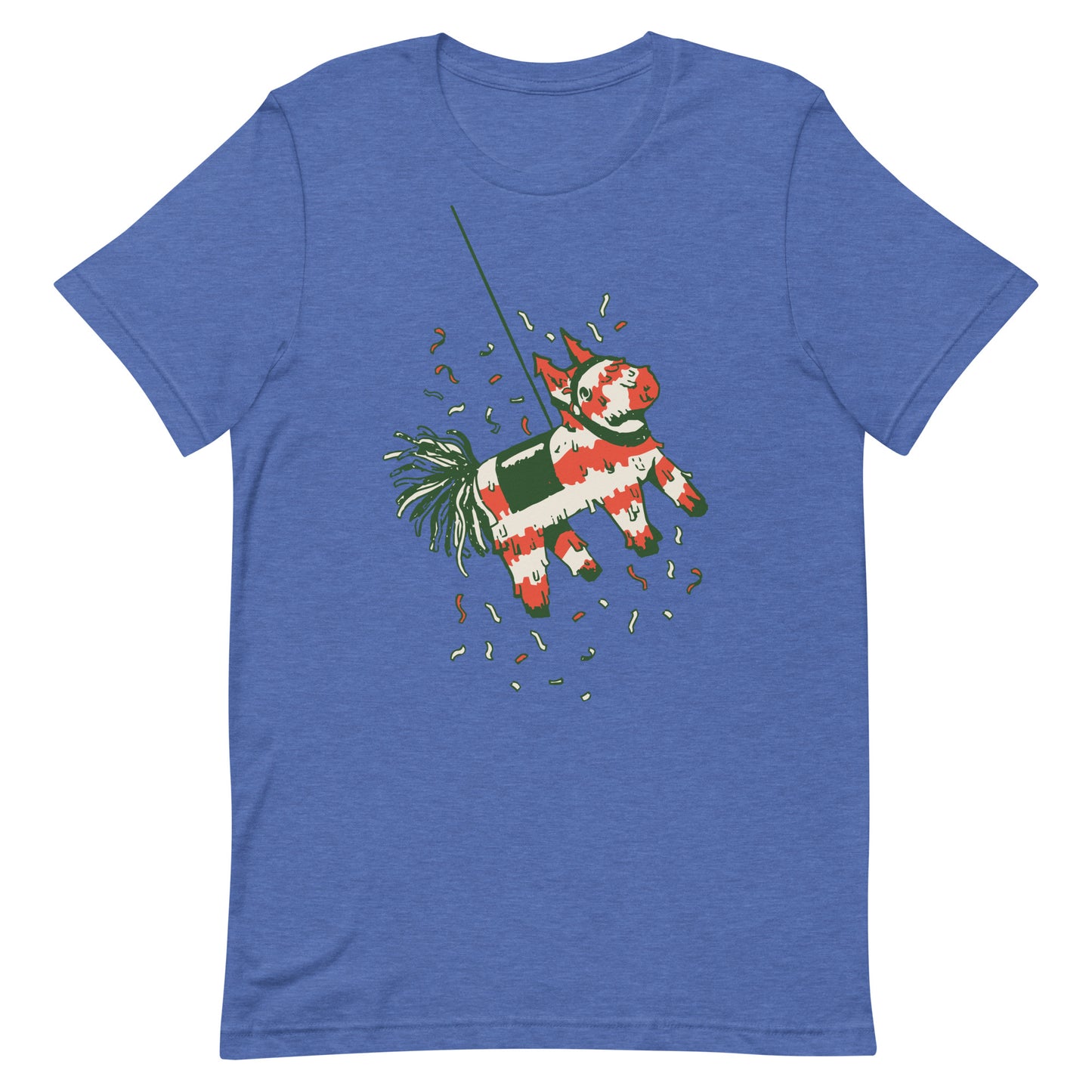 Piñatas Cinco De Mayo Tshirt Graphic Tee Shirt Bella + Canvas Unisex Short Sleeve T-Shirt