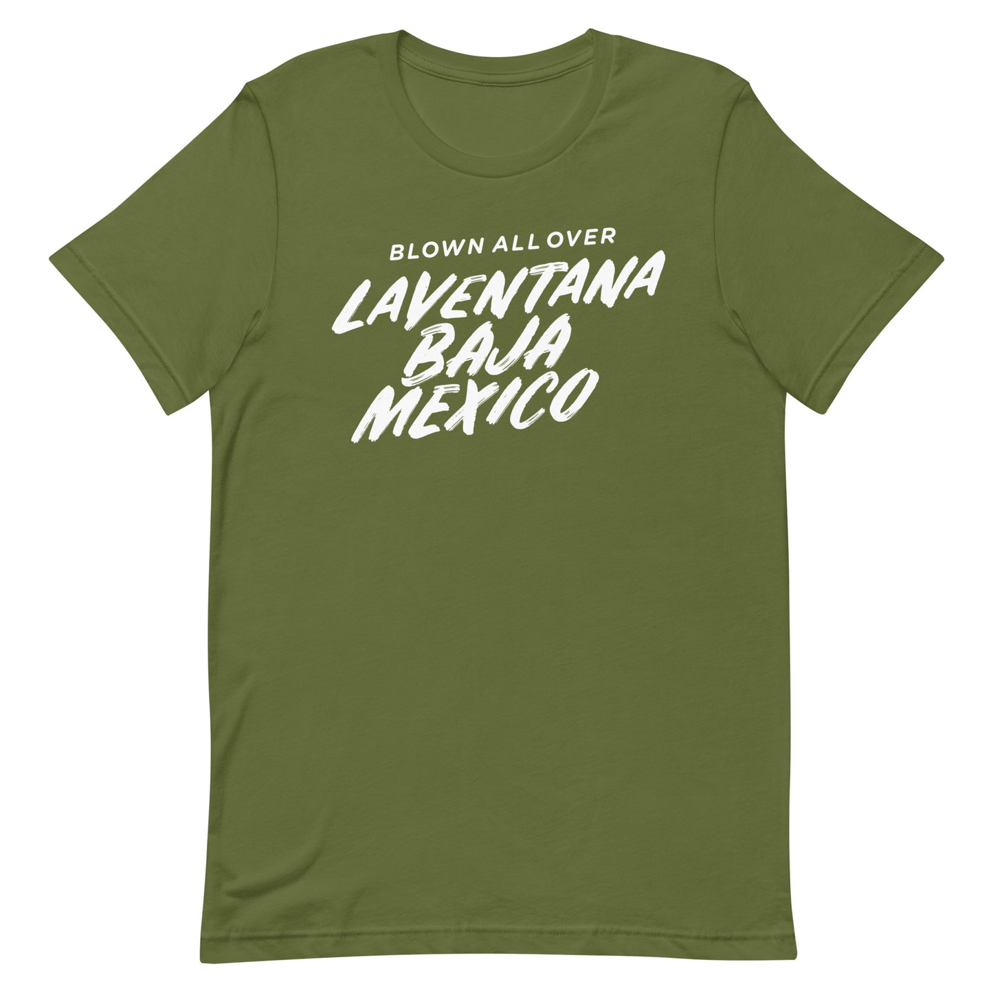 Blown All Over La Ventana Baja Mexico Tshirt Graphic Tee Shirt Bella + Canvas Unisex Short Sleeve T-Shirt