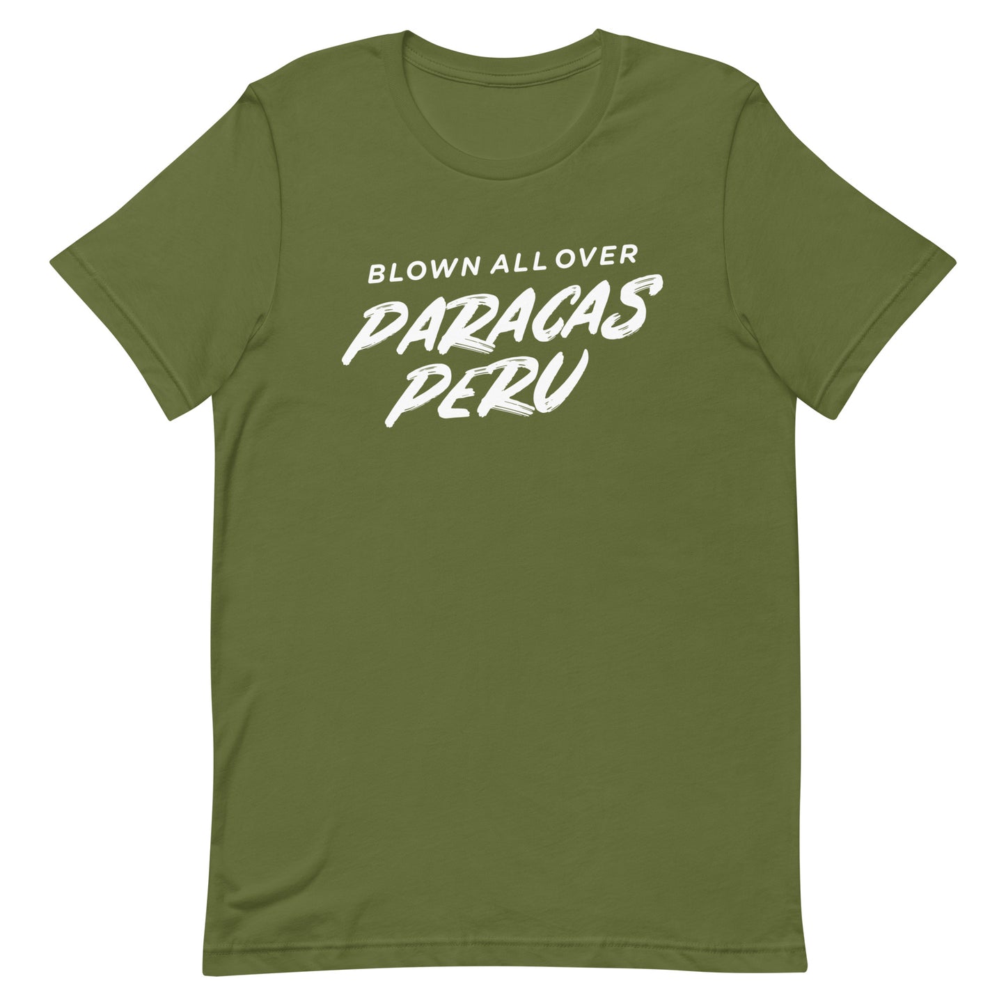 Blown All Over Paracas Peru Tshirt Graphic Tee Shirt Bella + Canvas Unisex Short Sleeve T-Shirt