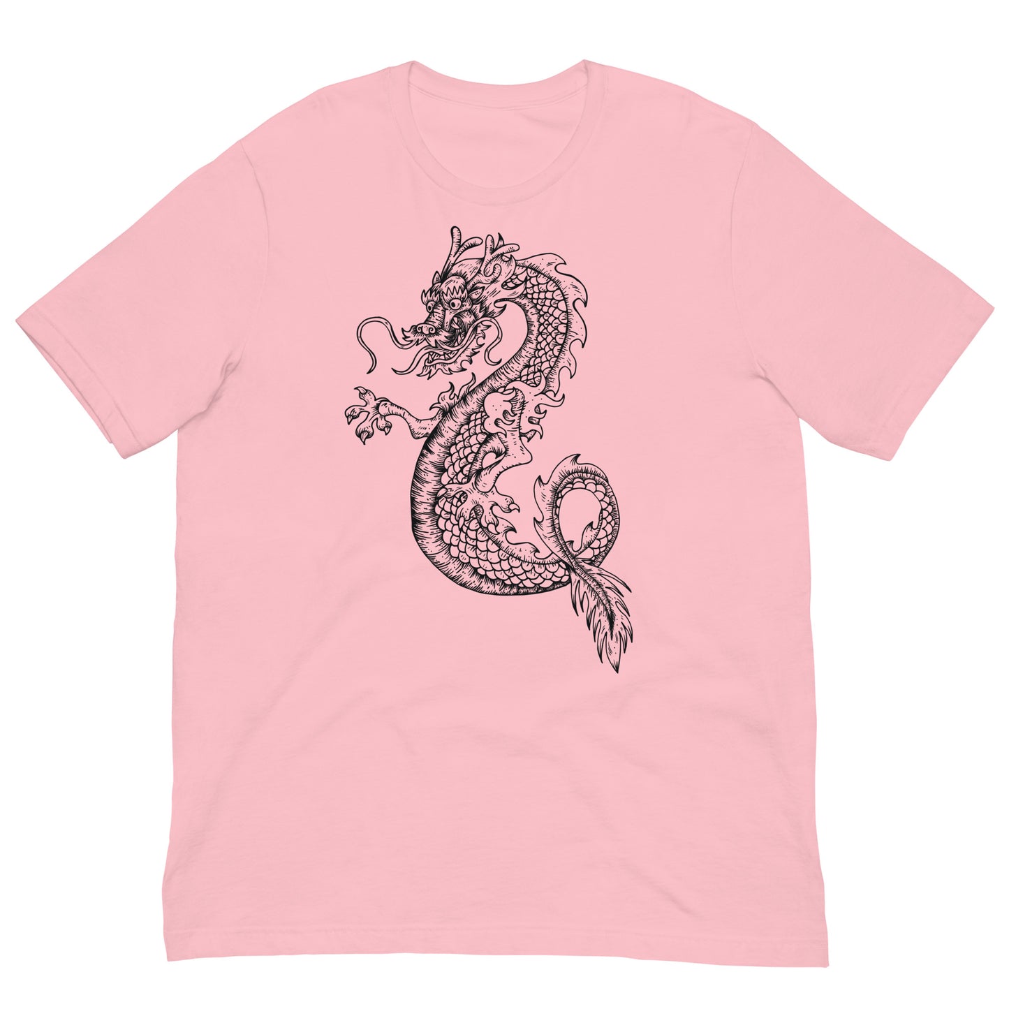 Japanese Dragon Tattoo Tee Graphic Shirt Bella + Canvas Unisex Short Sleeve T-Shirt