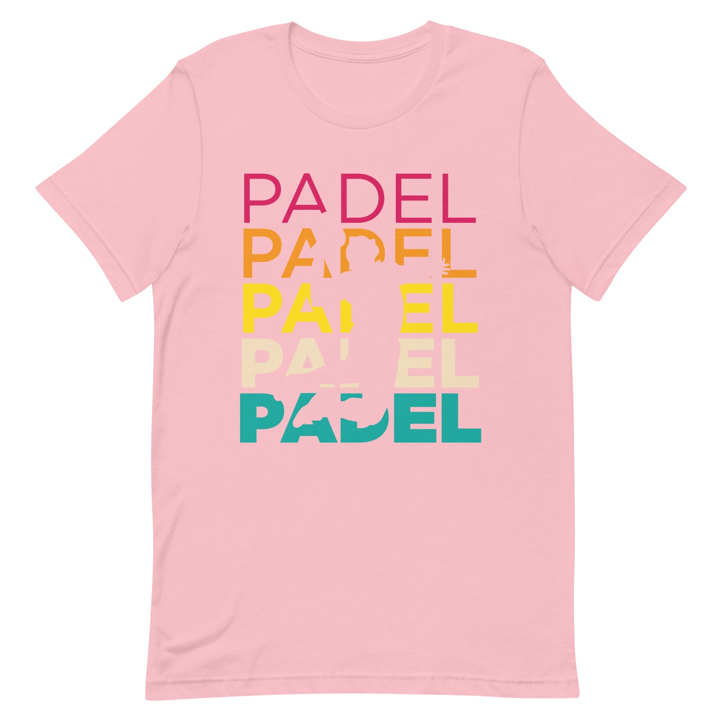 Padel Padel Padel Tshirt Graphic Tee Shirt Bella + Canvas Unisex Short Sleeve T-Shirt