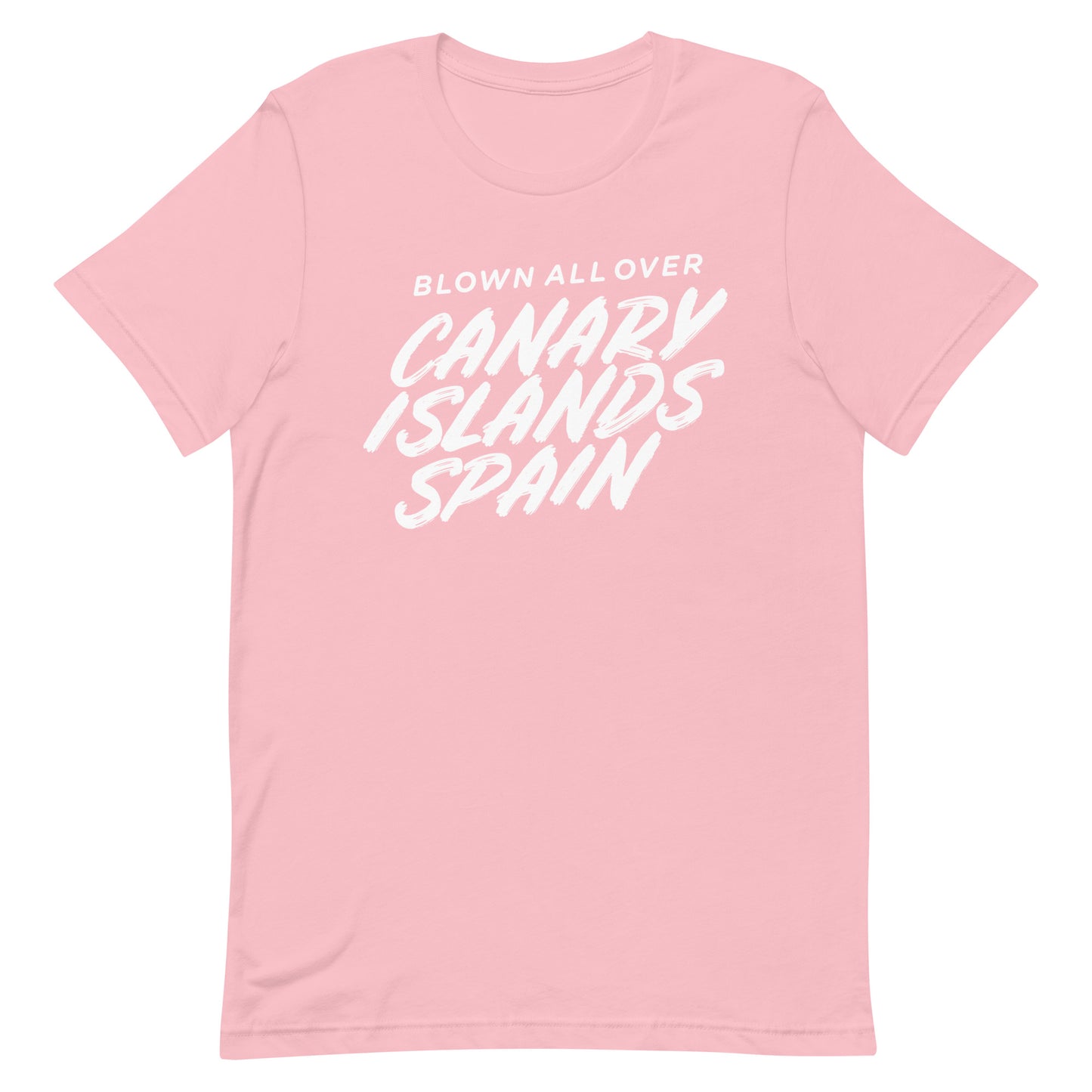 Blown All Over Canary Islands Spain Tshirt Graphic Tee Shirt Bella + Canvas Unisex Short Sleeve T-Shirt