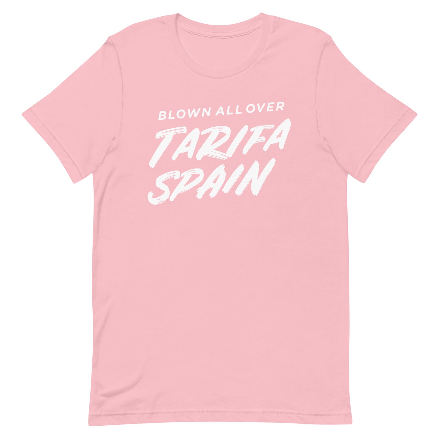 Blown All Over Tarifa Spain Tshirt Graphic Tee Shirt Bella + Canvas Unisex Short Sleeve T-Shirt