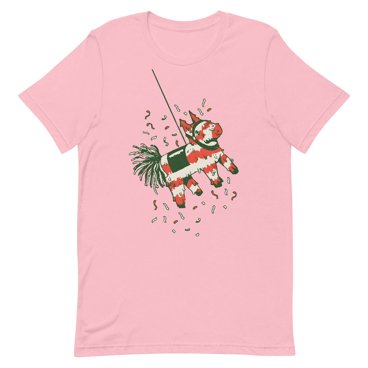 Piñatas Cinco De Mayo Tshirt Graphic Tee Shirt Bella + Canvas Unisex Short Sleeve T-Shirt