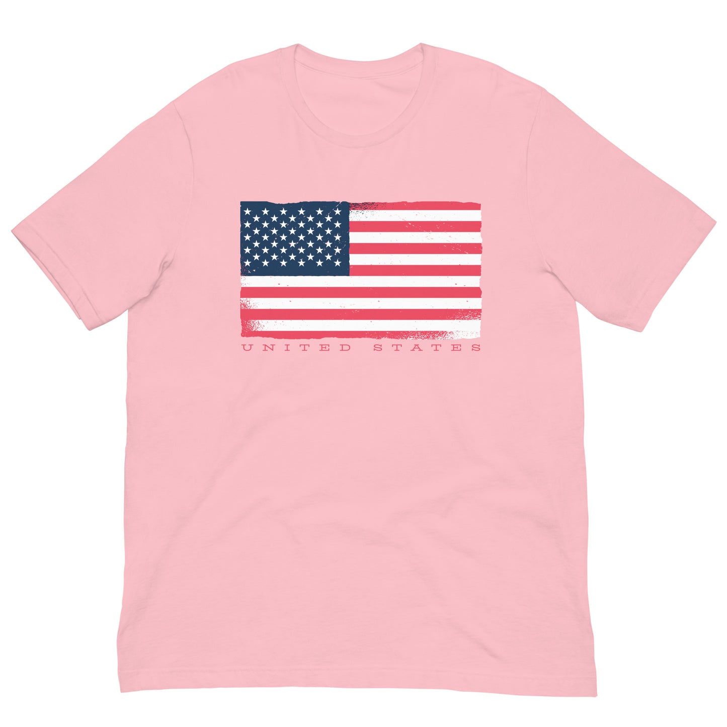 United States Flag Tee Patriotic American USA 4th of July Graphic Tee Shirt Bella + Canvas Unisex Short Sleeve T-Shirt