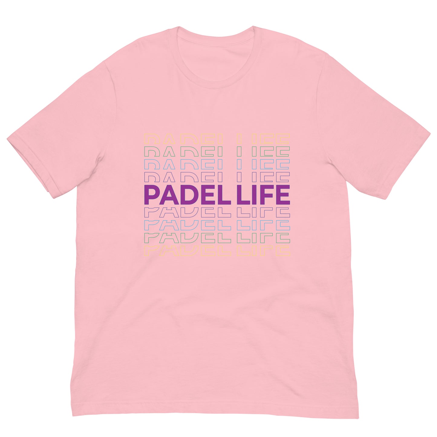 Padel Life Padel Love Tshirt Graphic Tee Shirt Bella + Canvas Unisex Short Sleeve T-Shirt