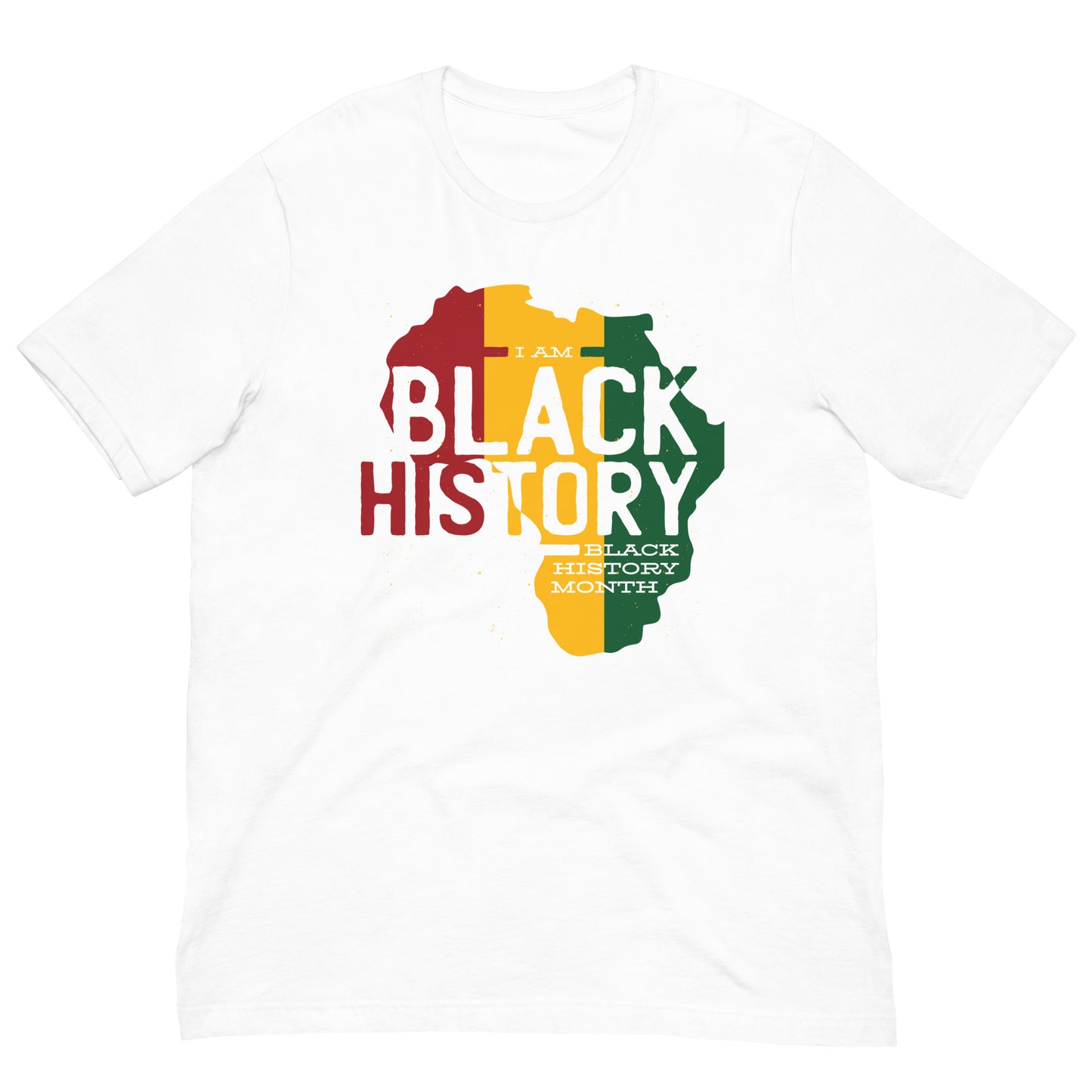 I Am Black History Month Graphic Tee Shirt Bella + Canvas Unisex Short Sleeve T-Shirt