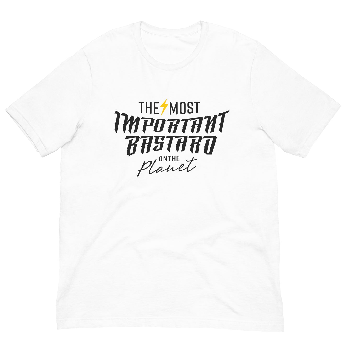 Most Important Bastard on The Planet Tee Francis Ngannou vs Tyson Fury Boxing Match Graphic Shirt Bella + Canvas Unisex Short Sleeve T-Shirt