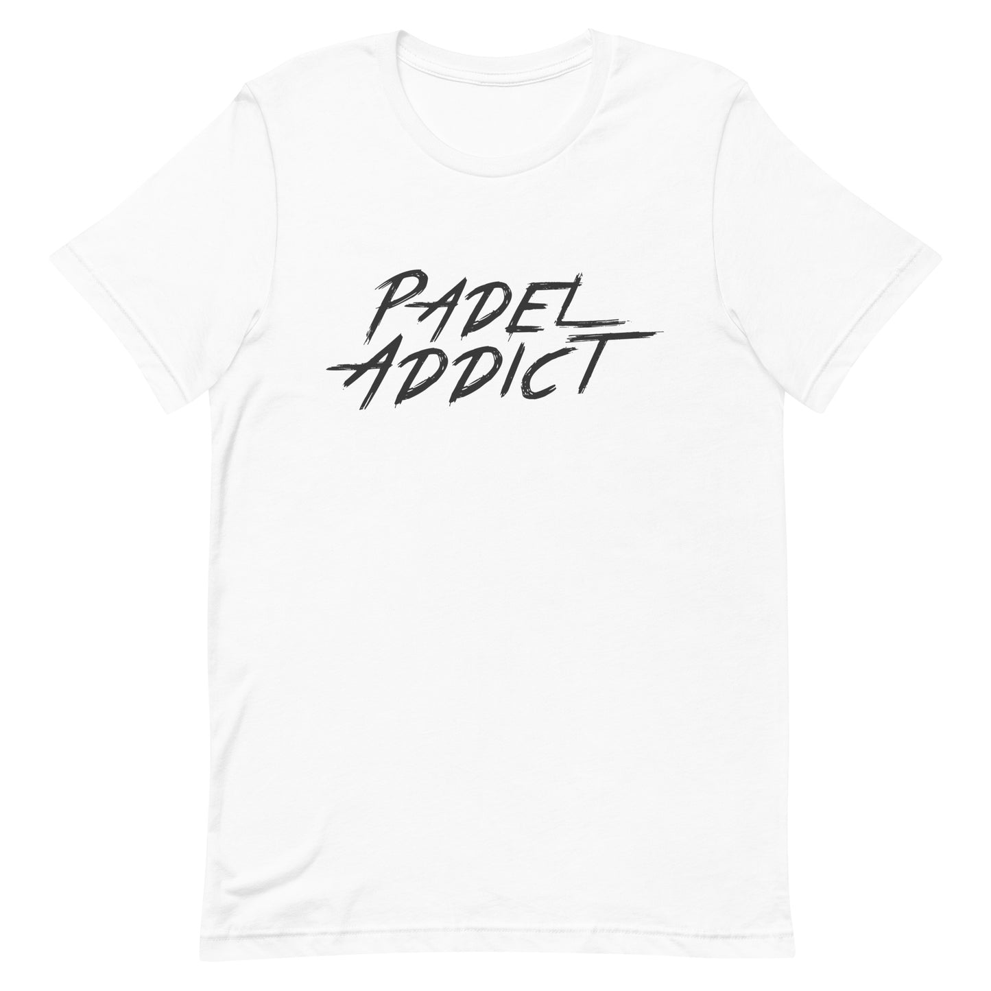 PADEL ADDICT Tshirt Graphic Tee Shirt Bella + Canvas Unisex Short Sleeve T-Shirt