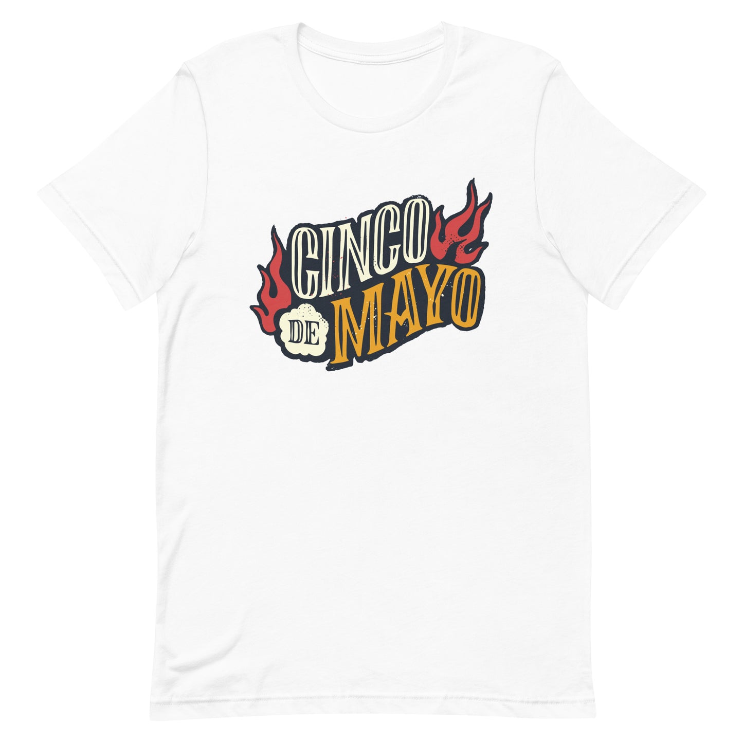 Cinco De Mayo Tshirt Mexican Graphic Tee Shirt Bella + Canvas Unisex Short Sleeve T-Shirt