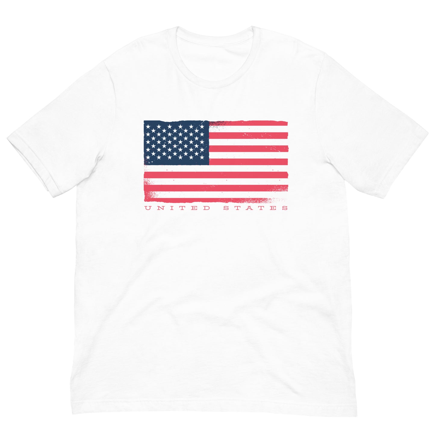 United States Flag Tee Patriotic American USA 4th of July Graphic Tee Shirt Bella + Canvas Unisex Short Sleeve T-Shirt