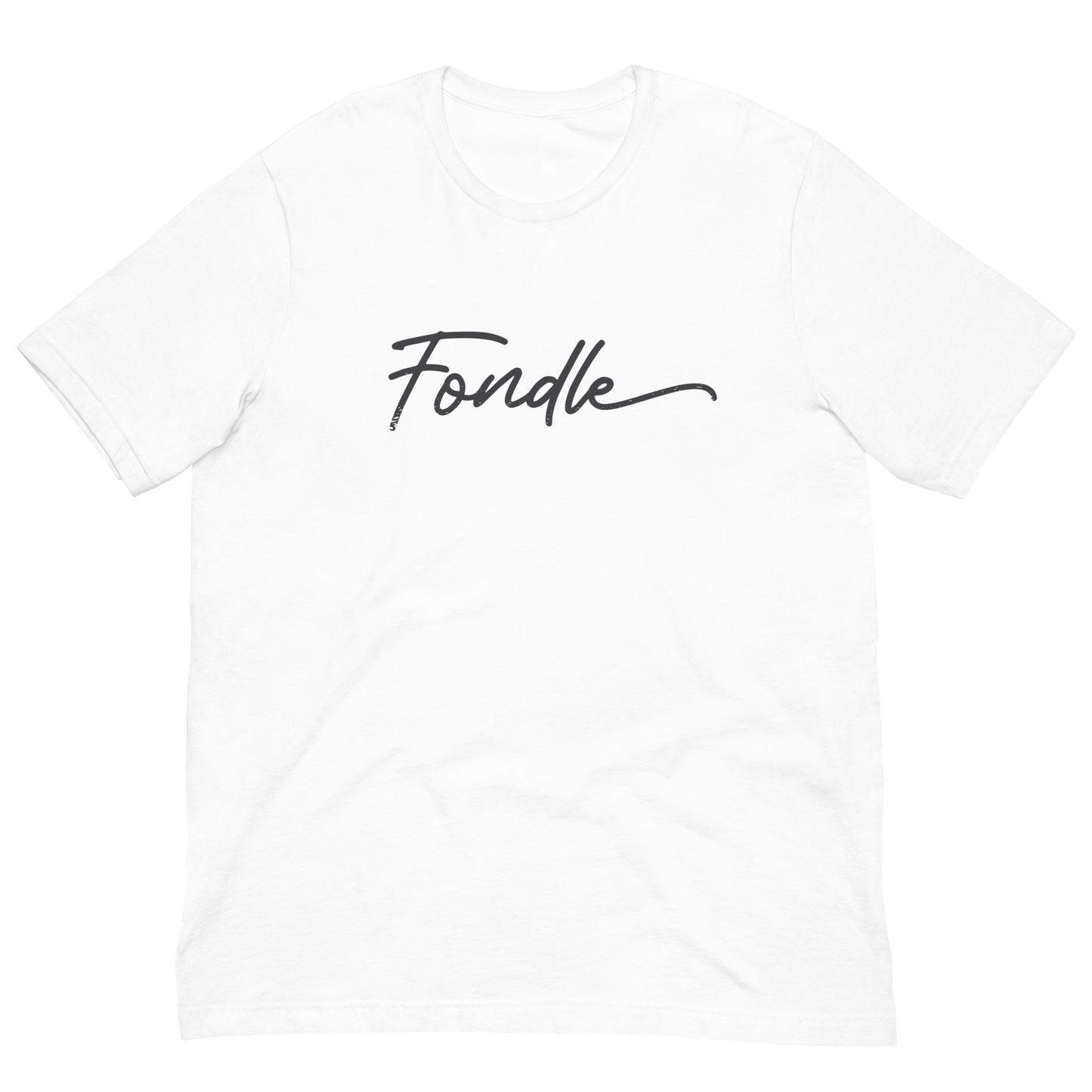 Fondle Tshirt Adult Humor Graphic Tee Shirt Bella + Canvas Unisex Short Sleeve T-Shirt