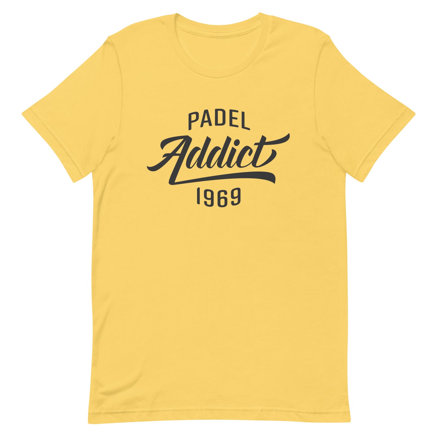 Padel Addict 1969 Tshirt Graphic Tee Shirt Bella + Canvas Unisex Short Sleeve T-Shirt