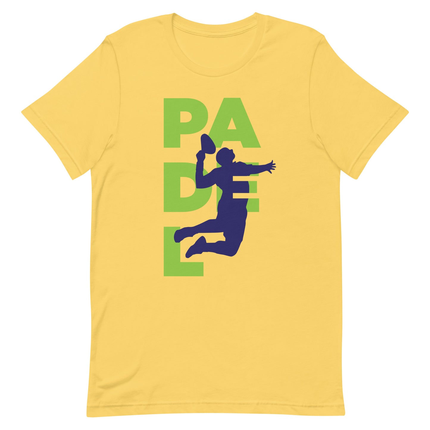 Padel Smash Green Tshirt Graphic Tee Shirt Bella + Canvas Unisex Short Sleeve T-Shirt