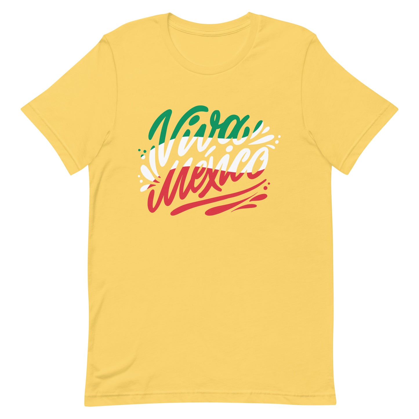 Viva Mexico Cinco De Mayo Tshirt Graphic Tee Shirt Bella + Canvas Unisex Short Sleeve T-Shirt